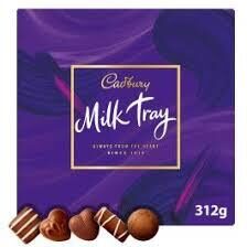 Cadbury Milk Tray Box x 312g